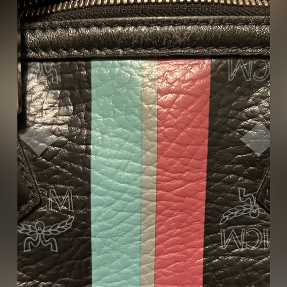 MCM Black Boston Dog Bone Bag - EUC - Picture 11 of 16